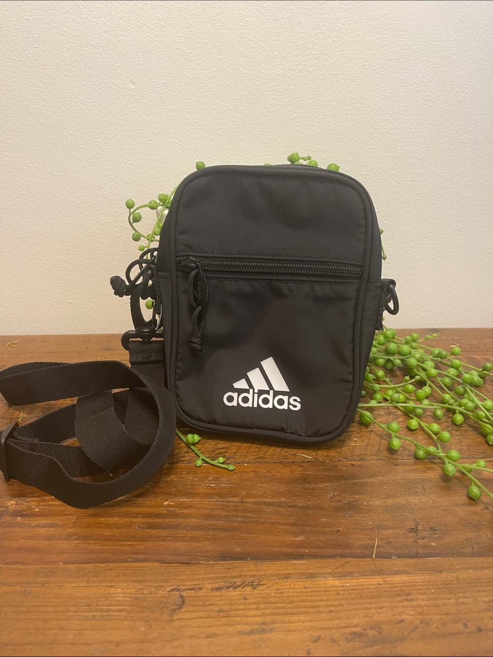 adidas Black Compact Shoulder Pouch